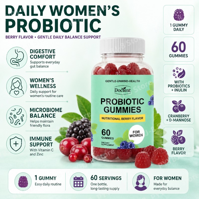 Women Probiotic Gummies 60 Cou - Dried Fruit 评论和价格
