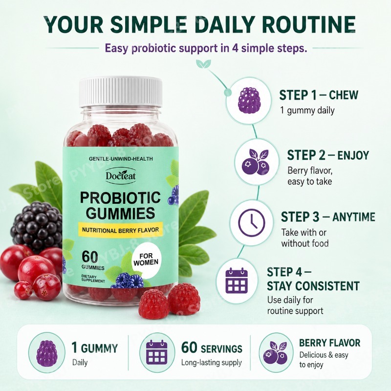 Women Probiotic Gummies 60 Cou - Dried Fruit 评论和价格