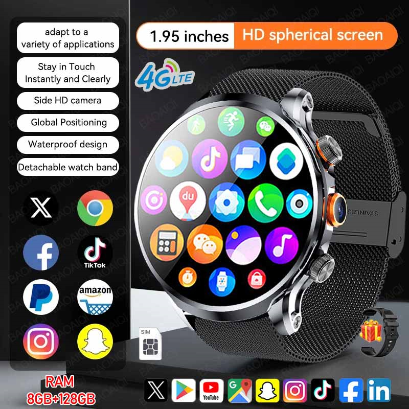 5G/4G Full Netcom Smart Watche - Seaweed Snack 评论和价格