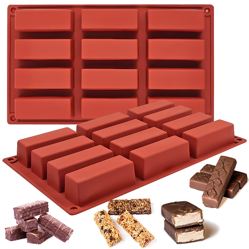 Rectangle Silicone Candy Molds - Protein Bar 评论和价格