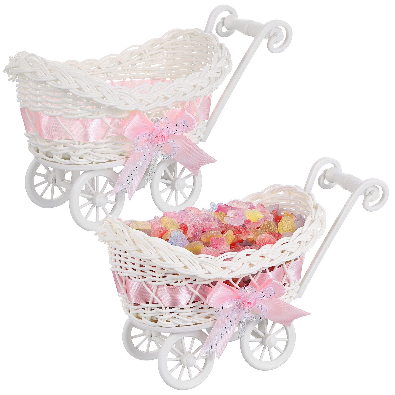 2Pcs Cute Shopping Cart Style  - Dried Fruit 评论和价格