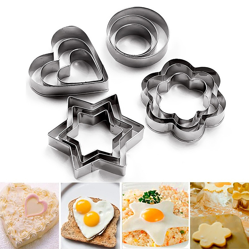 3pcs/Set Stainless Steel Cooki - Cookies Pack 评论和价格