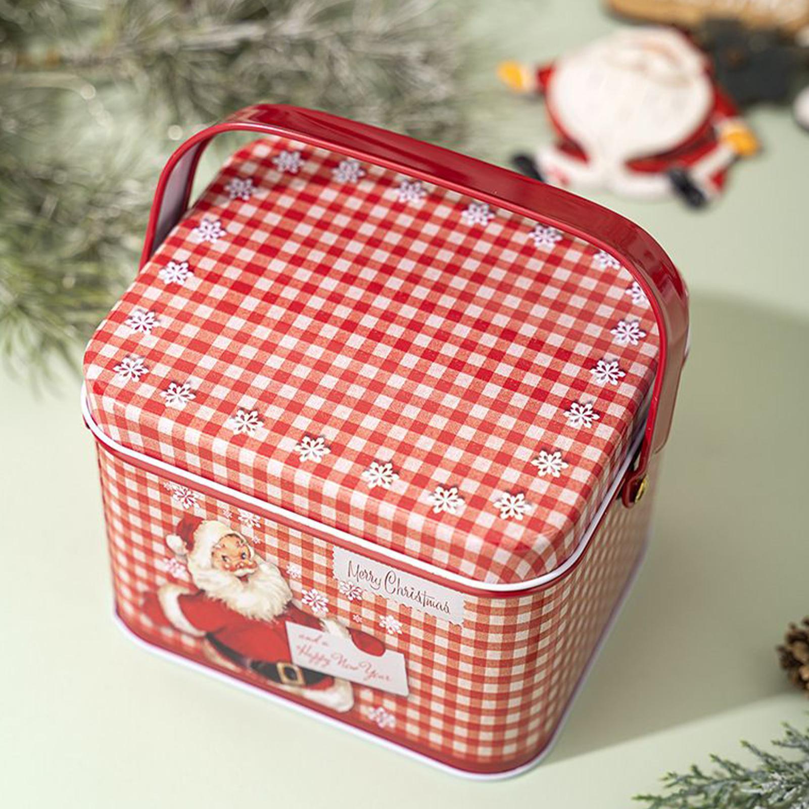 Christmas Tins 6-Piece Metal W - Chocolate Snack 评论和价格