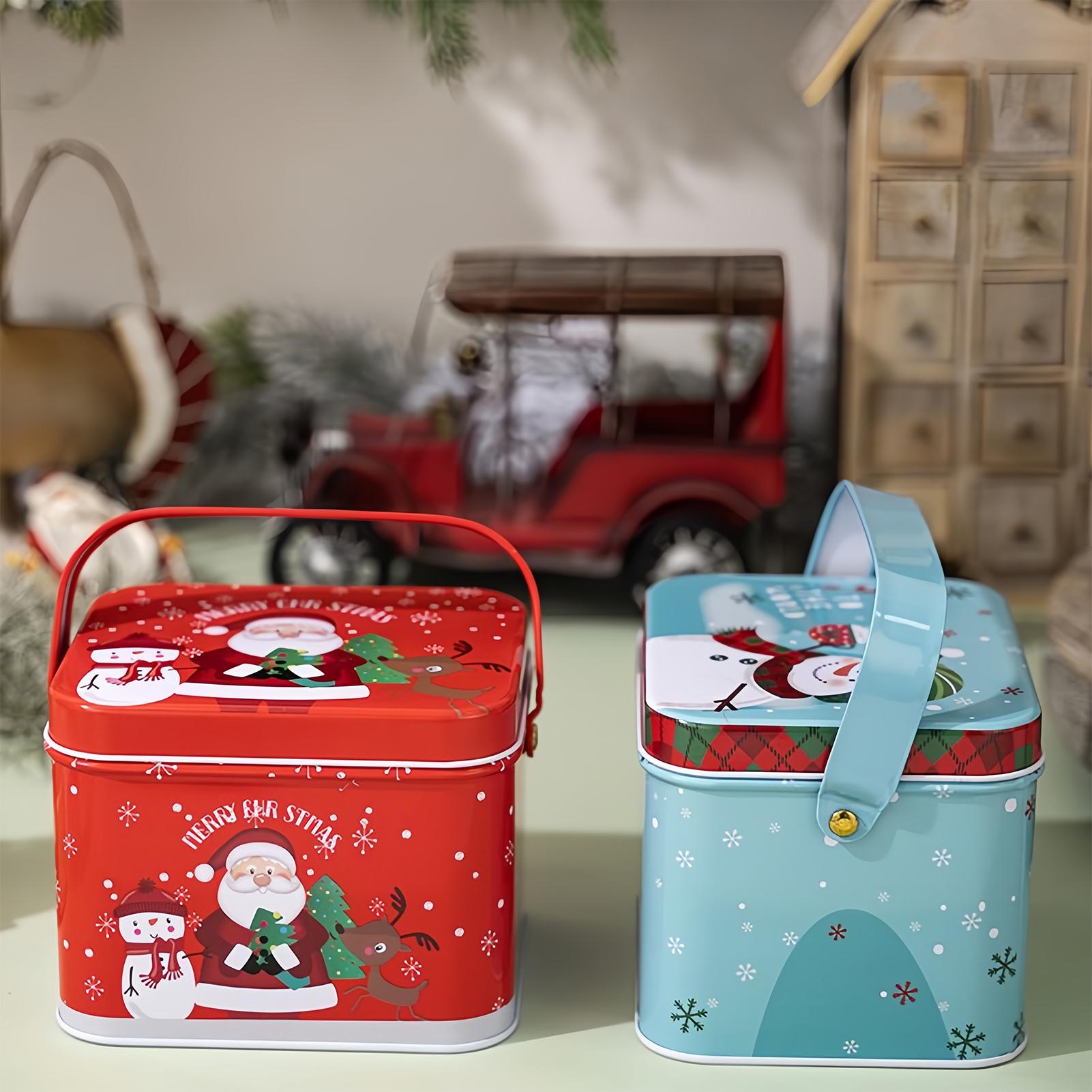 Christmas Tins 6-Piece Metal W - Chocolate Snack 评论和价格