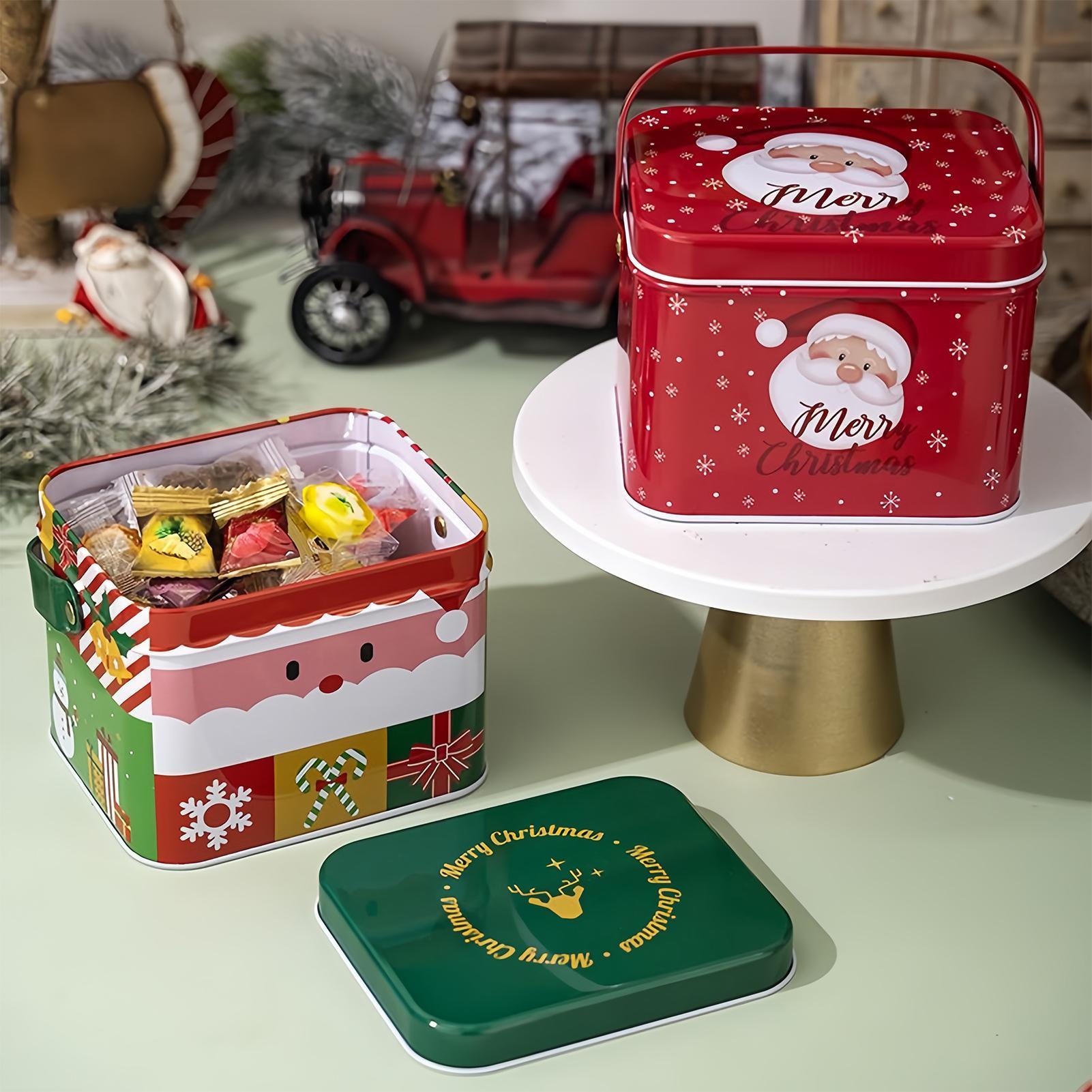 Christmas Tins 6-Piece Metal W - Chocolate Snack 评论和价格