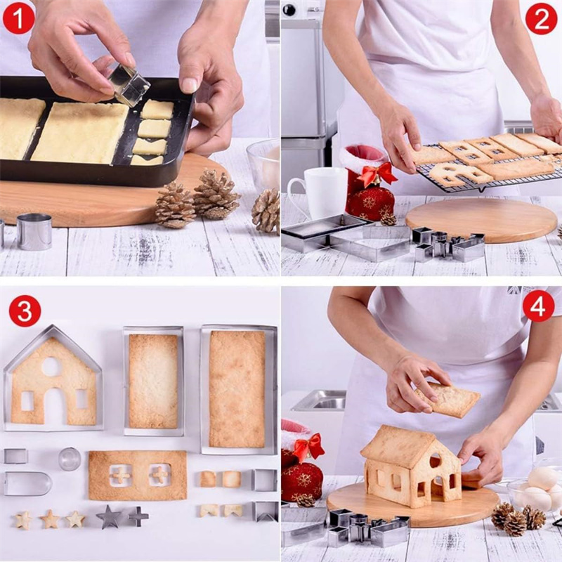 3D Christmas Gingerbread House - Cookies Pack 评论和价格